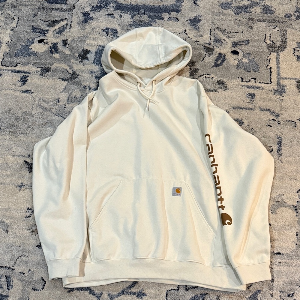 Carhartt Men's Off-White Hoodie